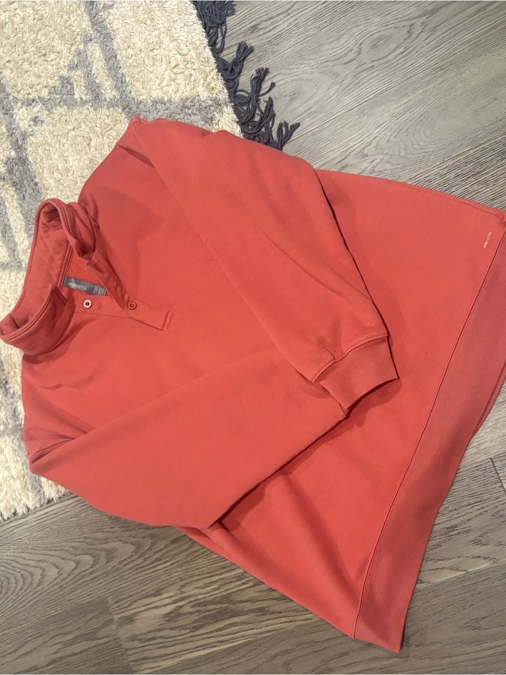 Mondetta Coral Quarter-Button Pullover